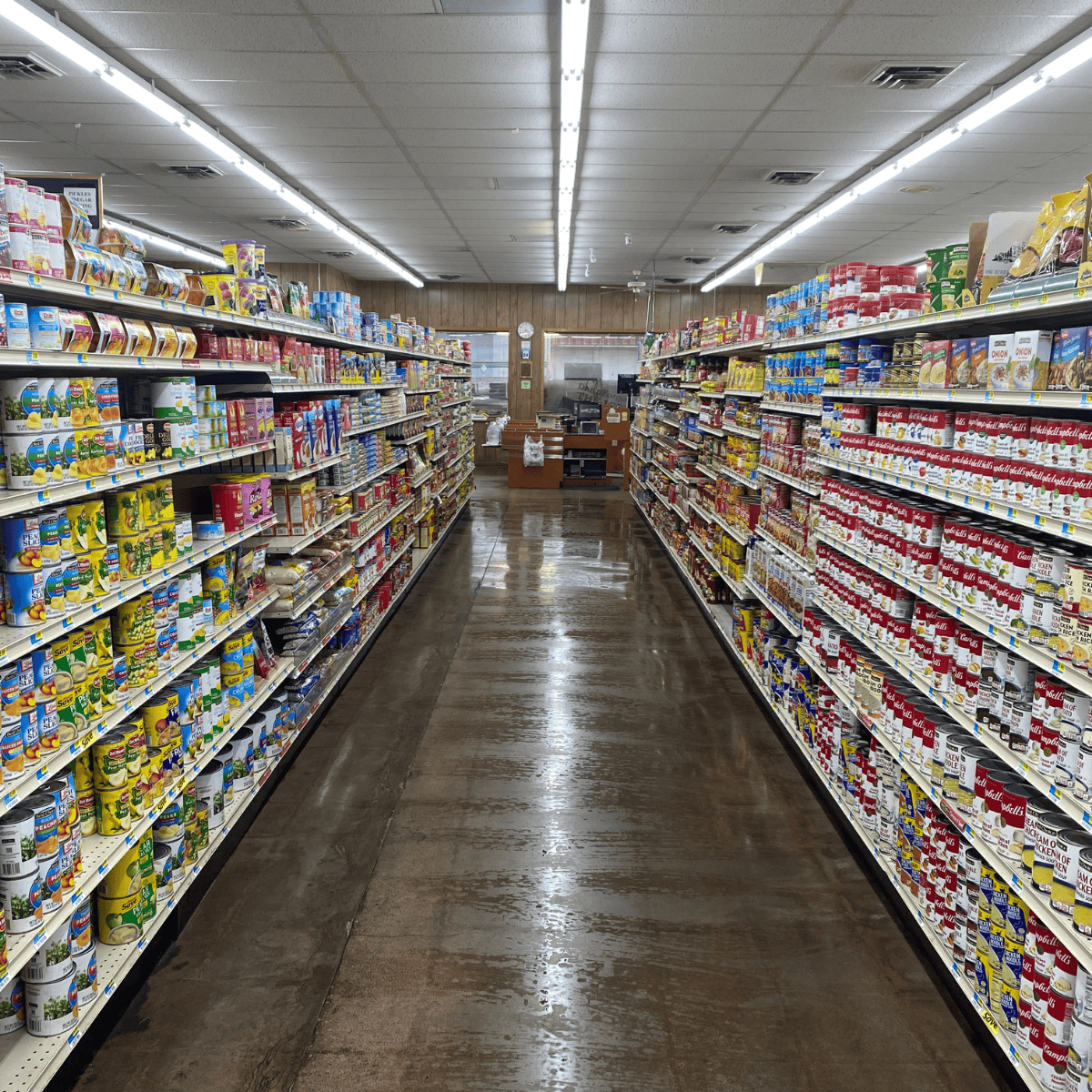 Aisle at Hometown Market
