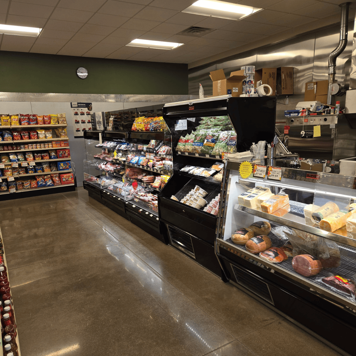 Mulholland Grocery Meat Counter