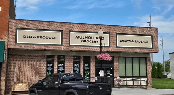 Storefront of Mulholland Grocery